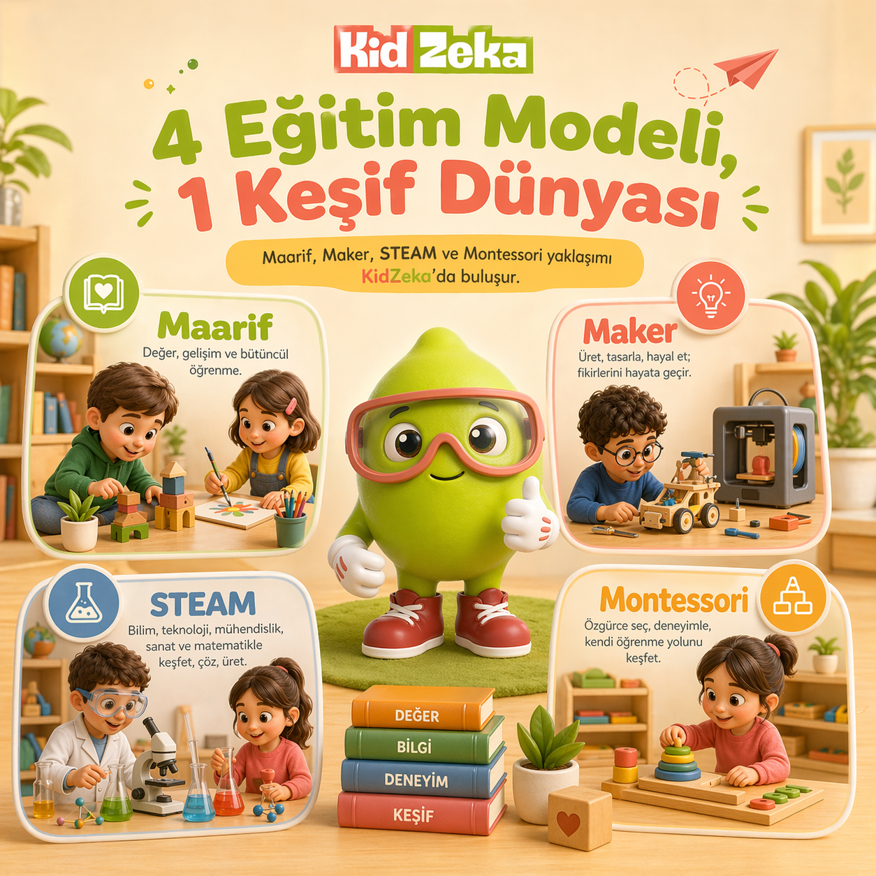 Çocuklar farklı şekillerde öğrenir